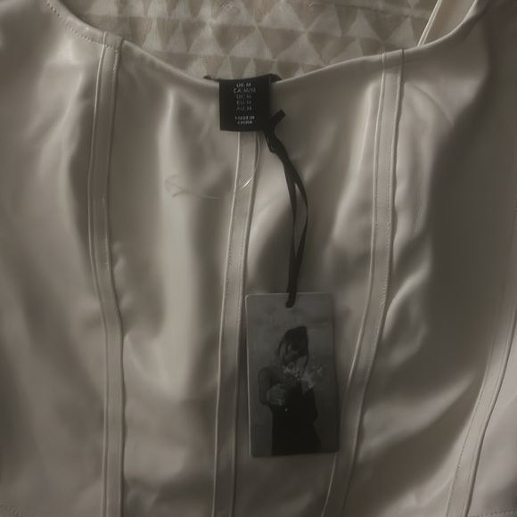 Sincerely Jules for Bandier Women's White and Cream Corset - Picture 3 of 4